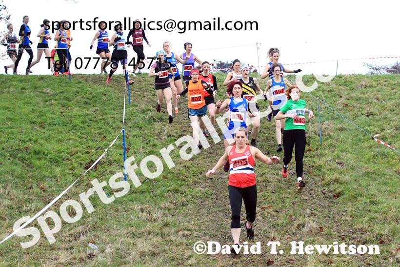 Senior Women and Masters Womens 2022 Birtley Cross Country Relays. Photo: David T. Hewitson/Sports for All Pics